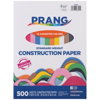 Papel De Construcción Prang Art Street, 10 Colores Surtidos, 9 X 12