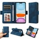 thumbnail image 2 of Carcasa FOXDOCK iPhone 12 Pro de cuero PU, diseño acolchado clásico, protección contra caídas y rayones, 2 of 5