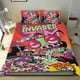 thumbnail image 1 of Invader Zim Conjunto de sábanas temático, trío de piezas, cómodo y amigable con la piel, diseño único, regalo de decoración para el hogar para familiares, amigos y fans, 90 cm * 190 cm, 1 of 6