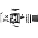 thumbnail image 4 of Gabinete Gamer Be Quiet! LIGHT BASE 500 LX, Vidrio Templado, 4 Ventiladores ARGB, ATX, m-ATX, Negro, 4 of 5