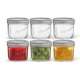 thumbnail image 1 of Frascos Mason JoyJolt de 240 ml, boca ancha, paquete de 6 con tapas, 1 of 8