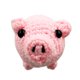 thumbnail image 3 of Token de Abrazo Artesanal de Crochet Cerdito Hug & Love, 3 of 7