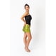 thumbnail image 3 of Falda Mini Corta Verde Lentejuelas Talla S, 3 of 5