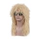 thumbnail image 2 of Peluca WildCos Mullet Rizada Larga Rubia Punk de los 80, 2 of 4