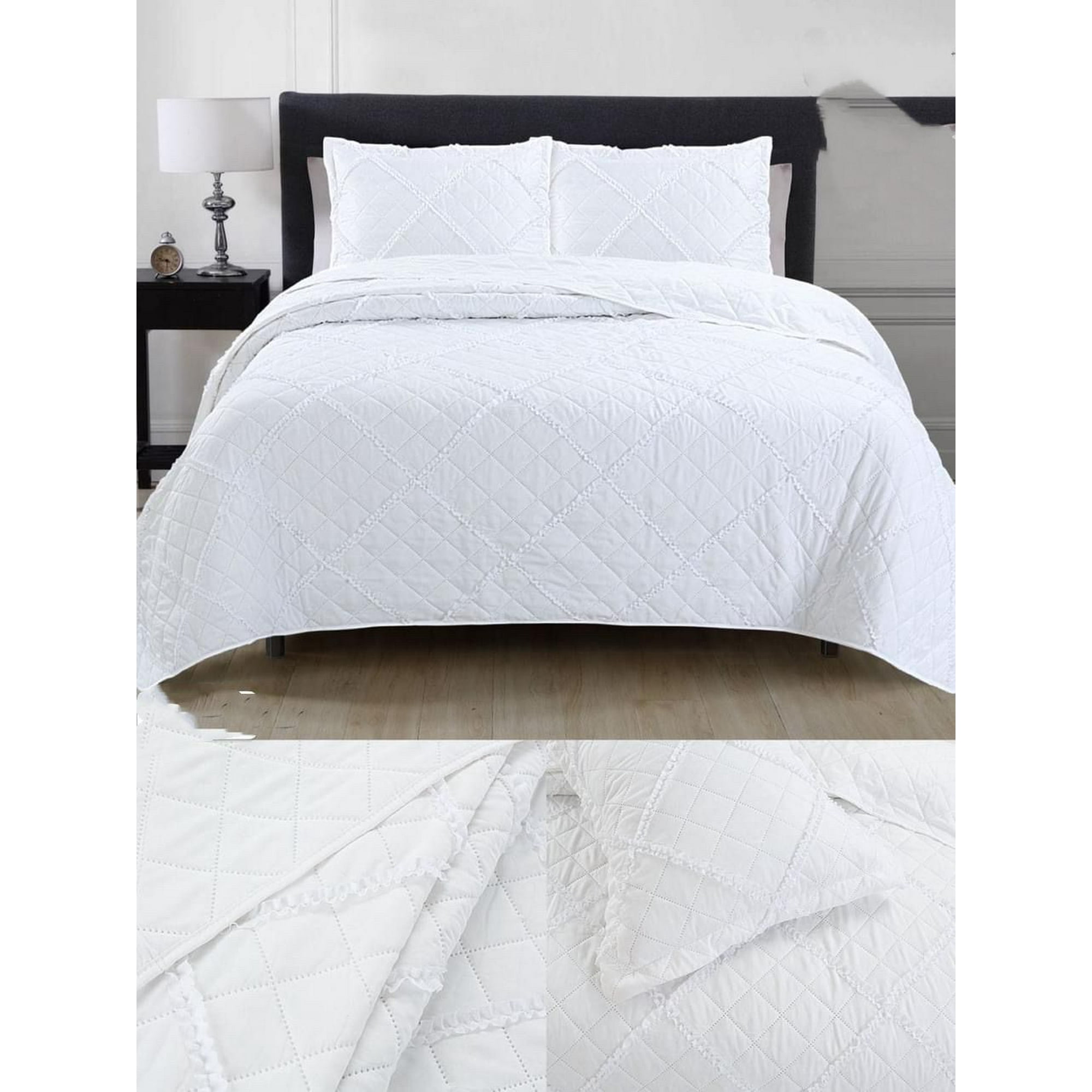 Todo Hogar - Cubrecama Microfibra 1.5 Blanco