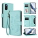 thumbnail image 1 of Funda Cartera Mariposa para [Samsung Galaxy S20 FE] con Soporte y Cremallera Verde menta, 1 of 6