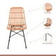 thumbnail image 3 of Pack de 4 Sillas de Comedor Terraza Rattan Grecia Color Madera, 3 of 4