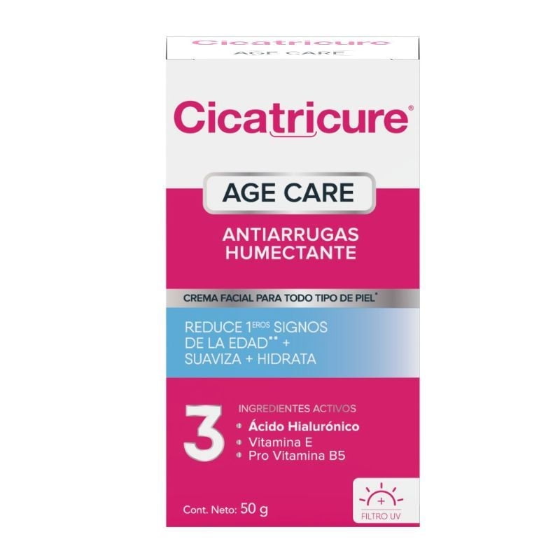 Cicatricure Age Care Crema Antiarrugas Humectante 50 G