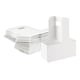 thumbnail image 3 of Portabebidas De 20x 2 Tazas Con Asa Para Té De Burbujas, Batidos, Tazas De Helado, Color Blanco, 3 of 3