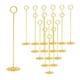 thumbnail image 1 of Tarjeteros de mesa Urban Deco, 12 pulgadas, acero dorado, paquete de 16, 1 of 9