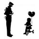 thumbnail image 1 of Decomural Policeman Child Banksy WS-34486, 1 of 2