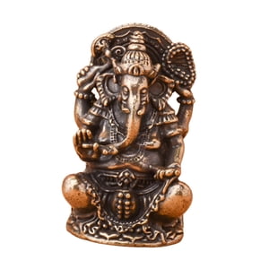 Bothyi - Estatuilla De Latón De La Decoración De La Estatua Del Dios Del Elefante Para Las Decoraciones Caseras Del Hotel Del Festival