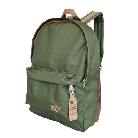 Botela - Mochila Clásica Escolar Sustentable Verde