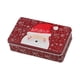 thumbnail image 5 of Caja De Hojalata Navideña, Caja De Regalo, Lindo Estuche Para Recuerdo De Fiesta Navideña, Papá Noel, Rojo Oscuro, 5 of 5