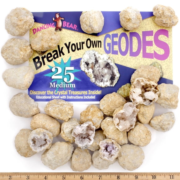 Kit Científico Break Your Own Geodes 25 Unidades