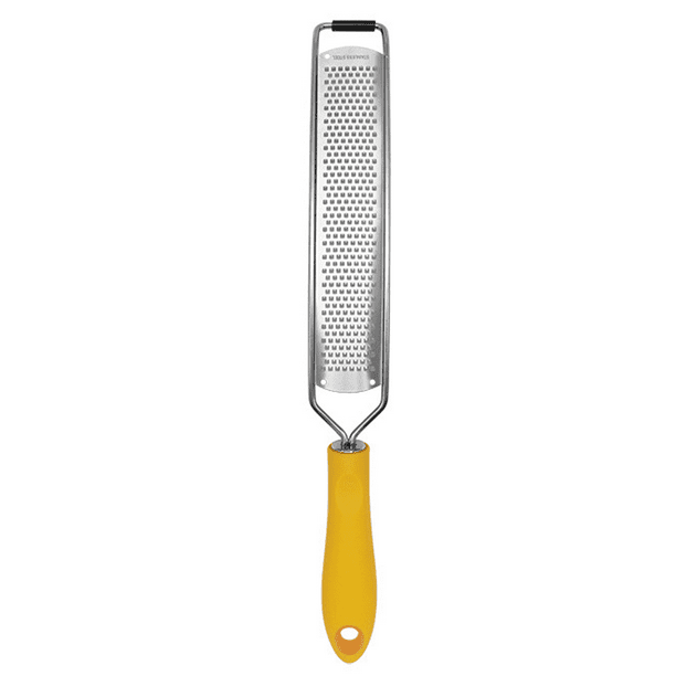 Rallador de cocina, rallador de queso, rallador de parmesano, rallador de cocina de acero inoxidable negro