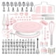 thumbnail image 1 of Kit de decoración de tartas Kootek 158 unidades con soporte, puntas y espátulas, 1 of 7