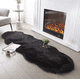 thumbnail image 2 of Alfombra Peluda Bajada Cama 180x60cm Negra, 2 of 3