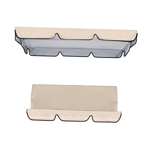 Ioensy - Toldo Para Columpio De Patio, Cubierta Superior Duradera Para Asiento De Porche Al Aire Libre, Color Beige