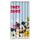 thumbnail image 1 of Cortina de ducha de Mickey Mouse con dibujos animados, juego de cortinas de baño con ganchos, tamaño 36 x 72 pulgadas, 1 of 3