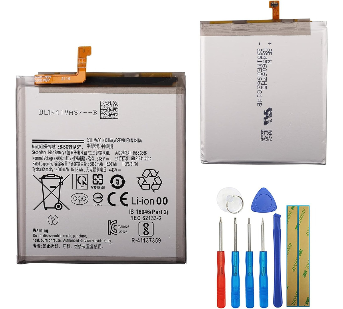 Genérico - Bateria Para Samsung Galaxy S21 Normal + Kit Herramientas