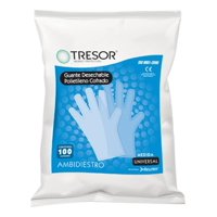 Reutter - Guante De Polietileno Multiusos Bolsa De 100Unidad Azul Cielo