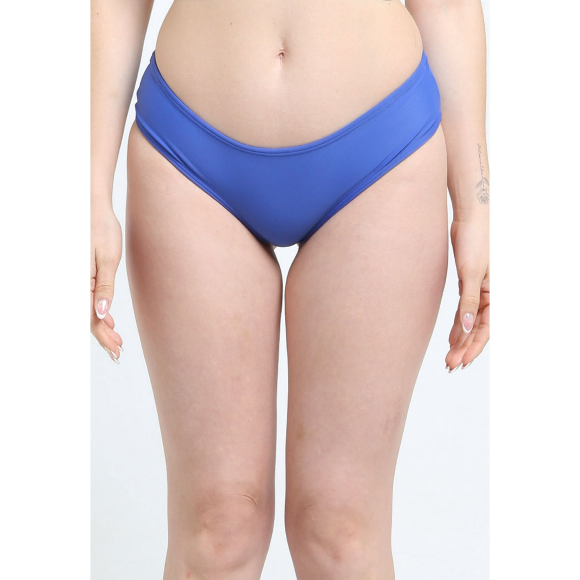 Samia - Bikini Calzón Culote Tanga Azul L