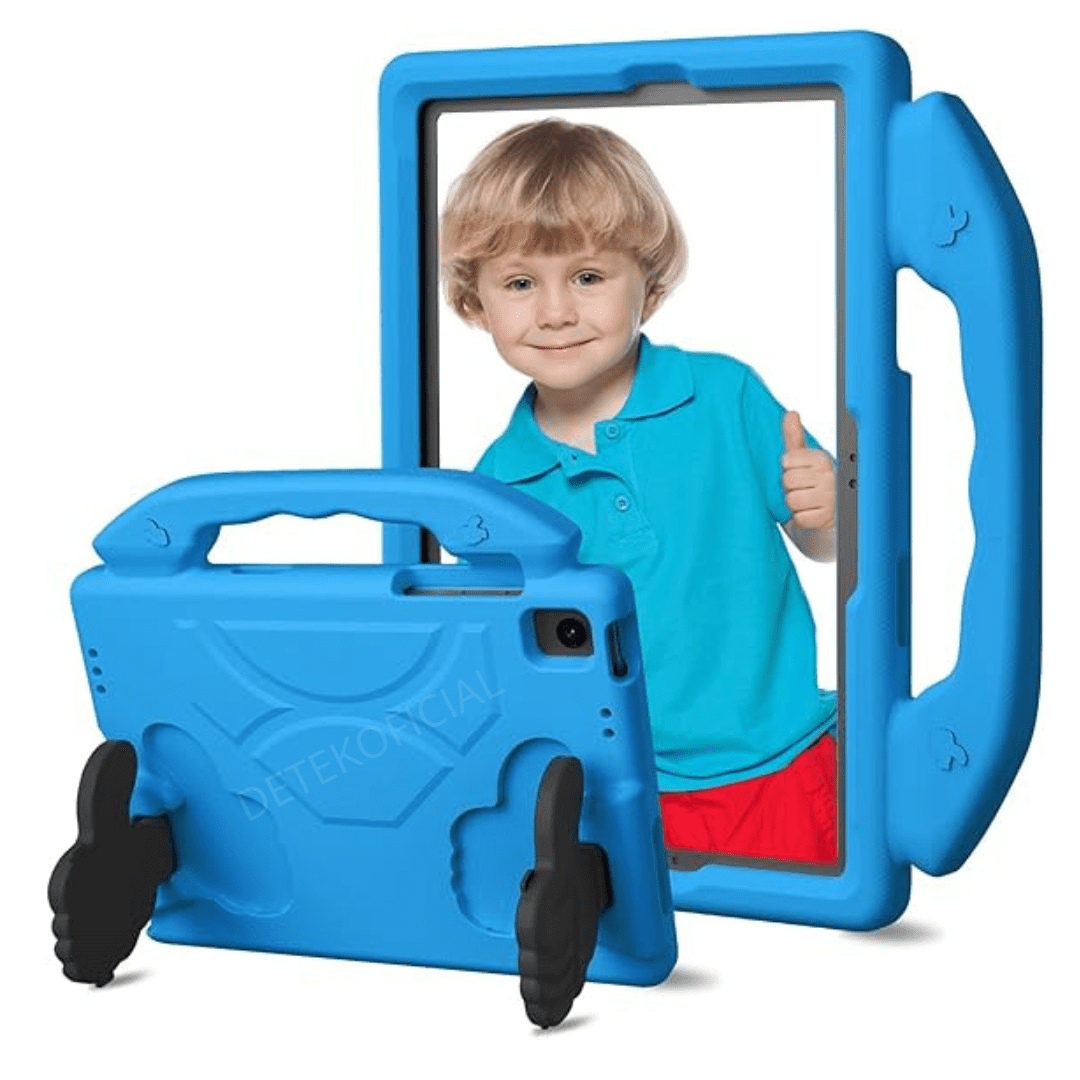 Detek Accesorios - Funda Goma Eva Infantil Para Samsung A11+ Plus 11" - Azul