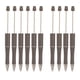 thumbnail image 5 of 10 Piezas Bolígrafos Con Cuentas Bolígrafos Para Manualidades DIY Para Kits De Bolígrafos DIY Suministros De Regalo Escuela Gris, 5 of 5