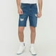 thumbnail image 2 of Short Hombre Denim Destroyed Azul Oscuro Corona, 2 of 5