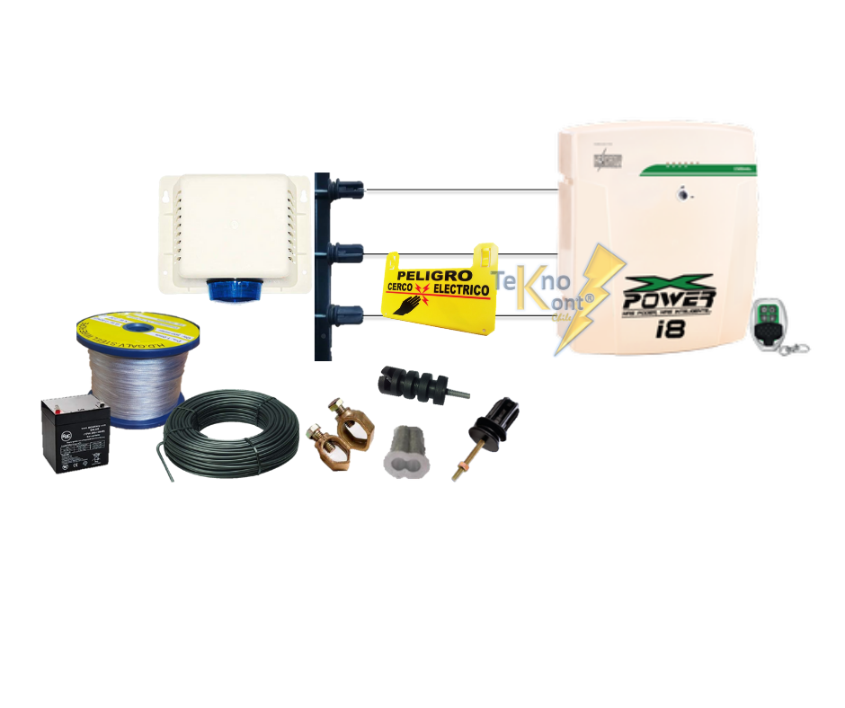 Kit De 30 Metros Plus Cerco Eléctrico Hagroy I8