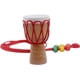 thumbnail image 1 of Llavero, collar, cadena con colgante, regalo de tambor africano, djembés, tambor de madera, pandereta, mini accesorios, 1 of 7