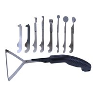 Magideal - Kit De Herramientas De Calafateo De 10 Uds., Herramienta De Reparación De Limpieza De Huecos De Azulejos, Raspador