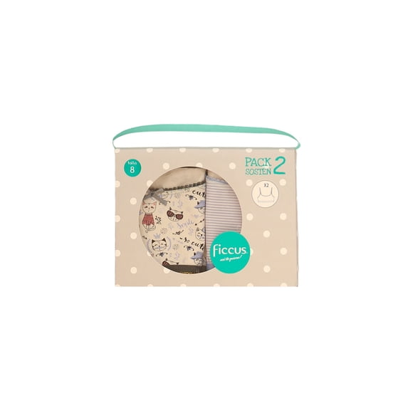 Pack doble sostén kids niña ficcus