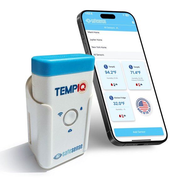 Monitor remoto WiFi TEMPIQ con sensor de temperatura y humedad