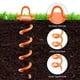 thumbnail image 3 of Kit de anclajes en espiral FEED GARDEN, 10 pulgadas, resistentes, 3 of 7