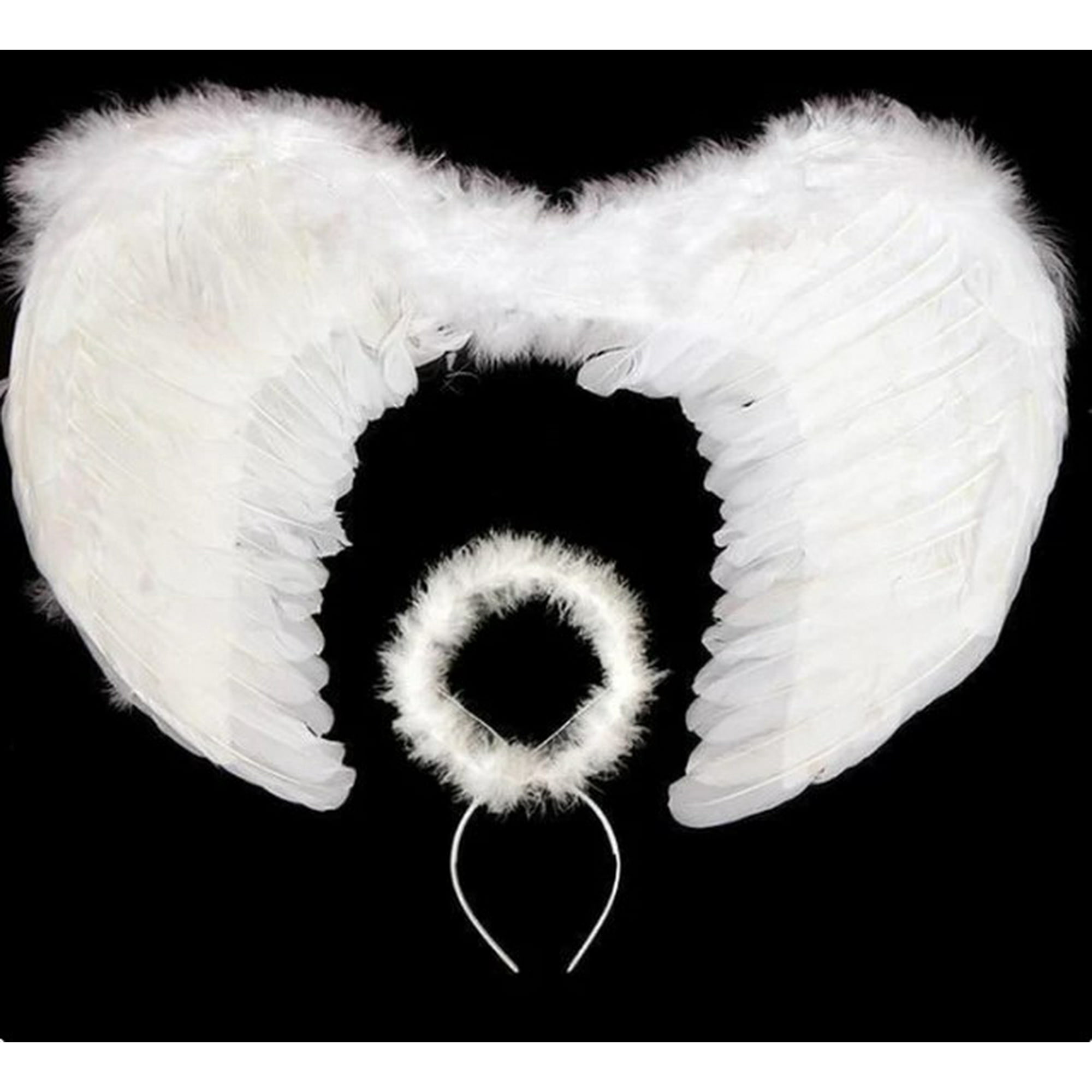 Nonstop - Alas De Ángel + Halo Aureola - Negras