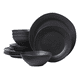 thumbnail image 1 of Oneida black ridge piece - juego de vajilla de 12 unidades, 1 of 3