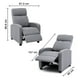 thumbnail image 3 of Berger Reclinable Atenas Gris, 3 of 6