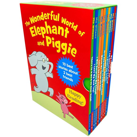 Conjunto de 10 libros WALKER BOOKS Elephant & Piggie