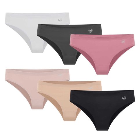 Giovacchino - Pack De 6 Calzones Bikini Microfibra Corte Laser Mujer