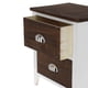 thumbnail image 2 of Set 2 Veladores Dormitorio Kew 2 Cajones Blanco Madera, 2 of 3