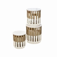 Aventura Store - Set 3 Mesas Auxiliares Para Café Mdf