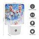 thumbnail image 2 of Kevin De Bruyne Luz nocturna LED con sensor de anochecer a amanecer para dormitorio, baño, pasillo, escaleras - Lámpara LED nocturna de enchufe, 0.5W - 1 pieza, 2 of 6