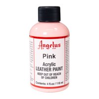 Pintura Acrílica Para Cuero Angelus Rosa 118 Ml