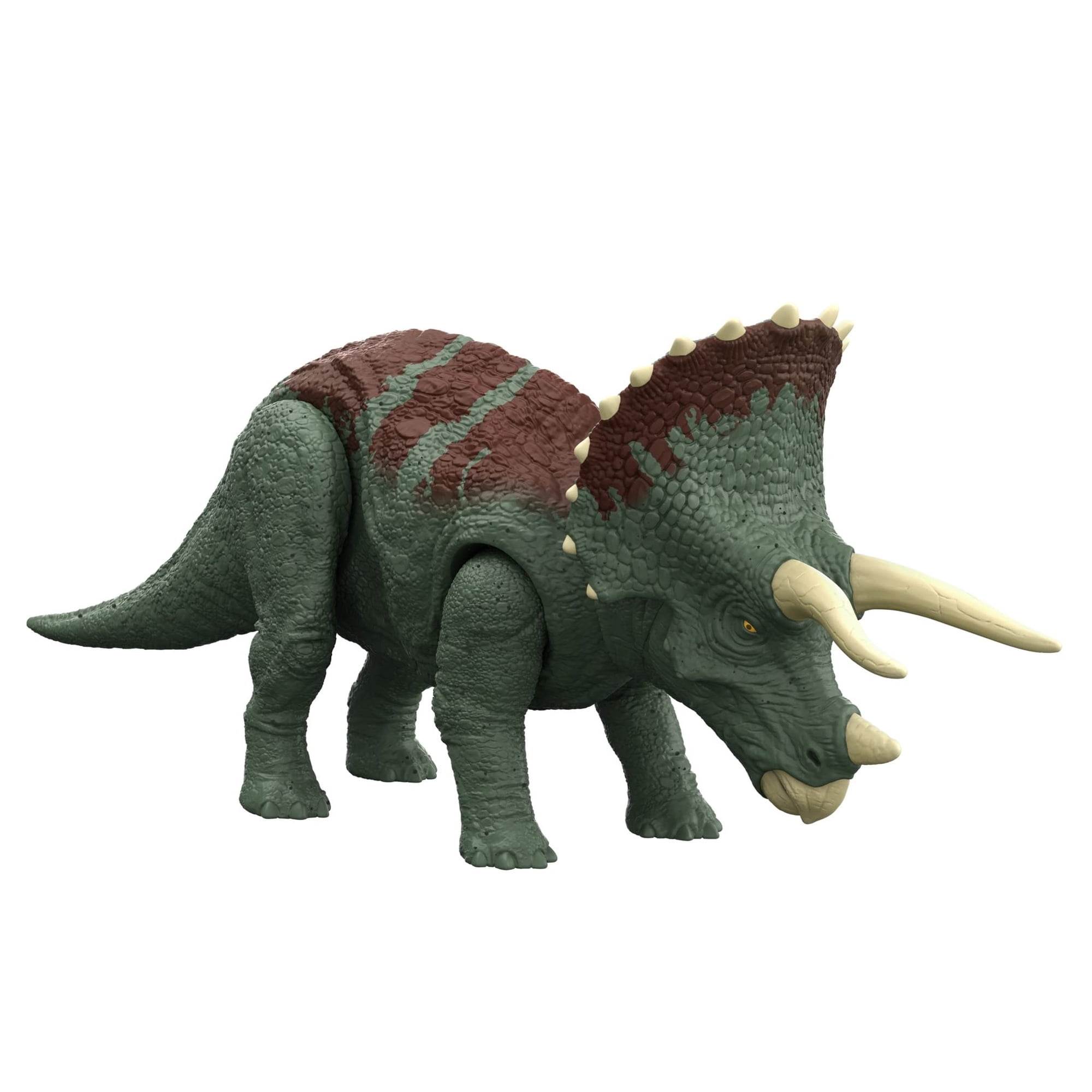 Figura De Acción Mattel Jurassic World Dominion Roar Strikers Triceratops Dinosaur