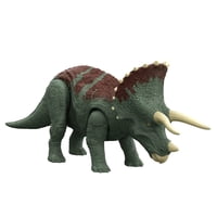 Figura De Acción Mattel Jurassic World Dominion Roar Strikers Triceratops Dinosaur