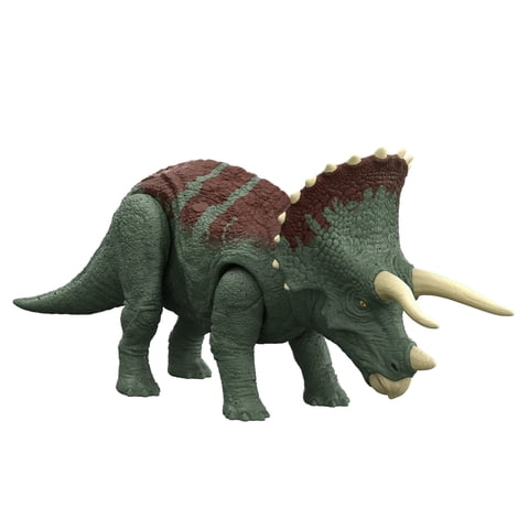 Figura De Acción Mattel Jurassic World Dominion Roar Strikers Triceratops Dinosaur