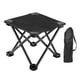thumbnail image 4 of Taburete De Camping Ligero, Otomano, Reposapiés Para Parque, Mochileros, Patio, Color Negro, 4 of 5