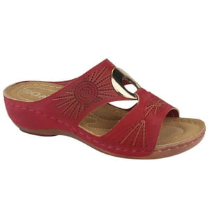 Sandalia Chalada Mujer Kon-5 Rojo Casual